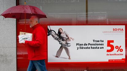 Una oficina de Banco Santander.
