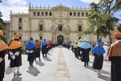 Acto de apertura del curso de la Universidad de Alcalá de Henares en 2022, en una imagen del propio centro.