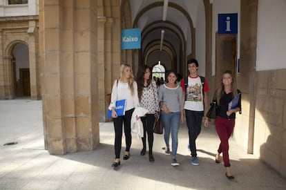 Alumnos de la Universidad de Deusto.