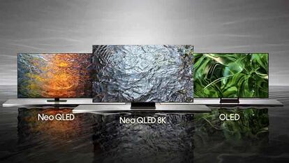 Varios televisores de Samsung