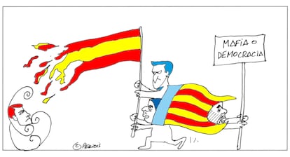 Peridis: con la bandera a jirones y Mazón a cuestas