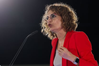 La vicepresidenta primera y ministra de Hacienda, María Jesús Montero.