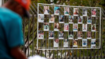 Memorial em homenagem às vítimas de covid-19 em Cuiabá.
