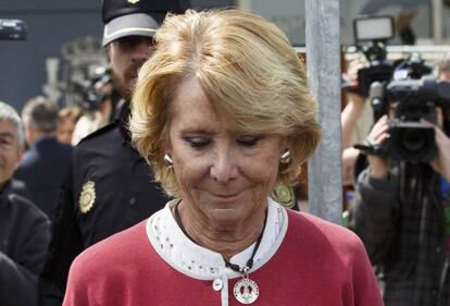 Esperanza Aguirre, expresidenta de la Comunidad de Madrid.