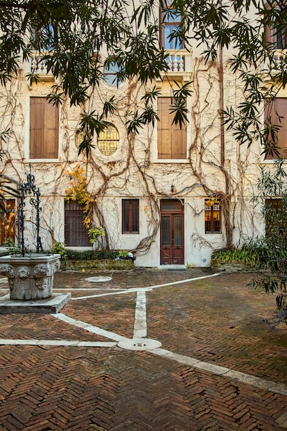 Los jardines del palacio Brandolini, diseñados por Russell Page.