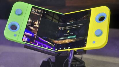 Pantalla plegable de Samsung en el MWC 2025