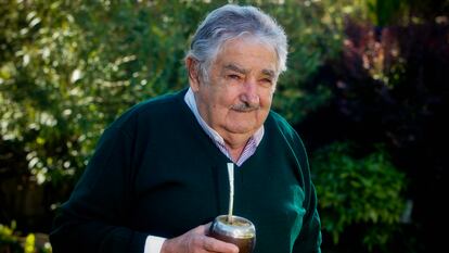 José Mujica, interviewed at the ambassador's residence in Madrid.
