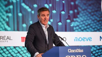 Carlos San Basilio, presidente de la CNMV, durante su intervención en la segunda jornada del Foro Económico CREO 2025.